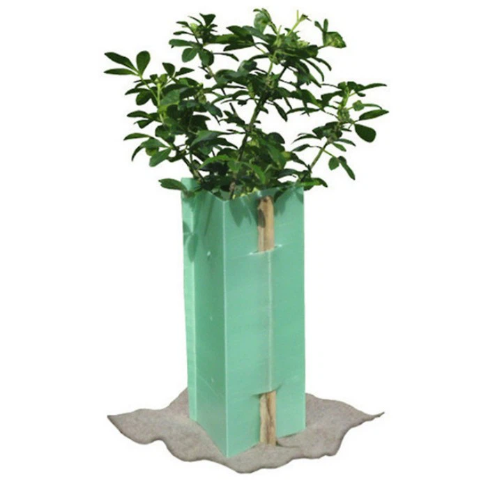 Green Coroplast Plastic Tree Guards