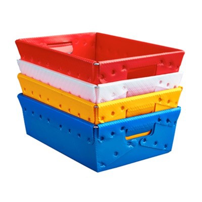 Krāsainas PP gofrētas plastmasas paplātes