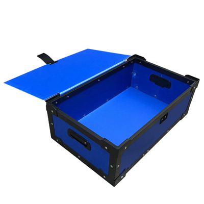 Pielāgota saliekama PP Corflute plastmasas kaste