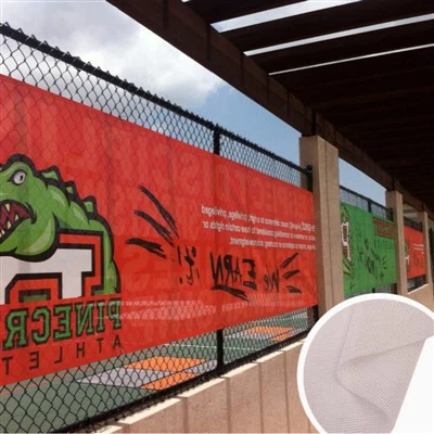 Logo apdrukas sieta audums